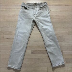 Lee Men's Stonewashed Gray Jeans